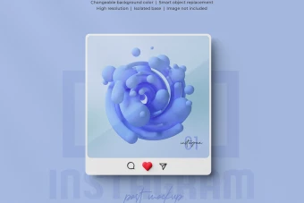 موکاپ پست اینستاگرام