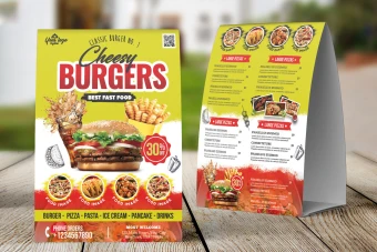 دانلود منوی رستوران و ساندویچ و پیتزا فروشی و سالاد و دسر و شیرینی پزی و آشپزی و تغذیه با فرمت فتوشاپ قابل ویرایش psd