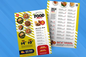 دانلود منو رستوران