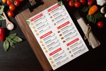 دانلود منوی رستوران دو رو