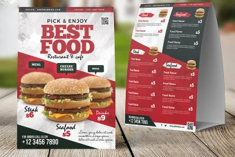 دانلود منوی رستوران دو رو