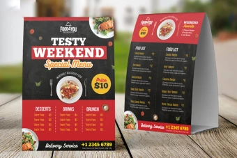 دانلود منوی رستوران دو رو