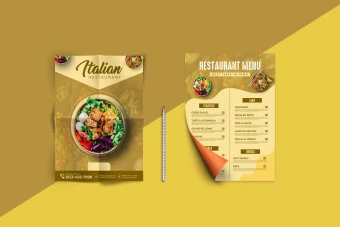 دانلود منوی رستوران و غذا خوری