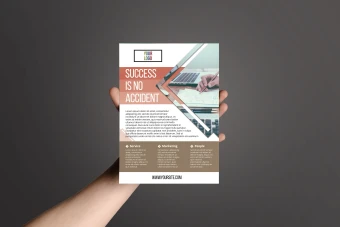 تراکت تبلیغاتی مشاور و مجری کسب و کار و موفقیت ،تراکت برگزاری دوره آموزشی موفقیت و توسعه فردی