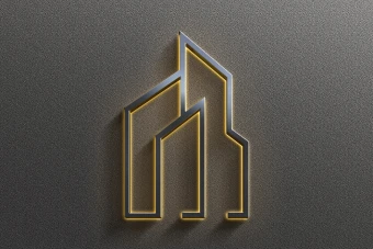 دانلود فایل لایه باز طراحی مینیمال لوگو مشاور املاک