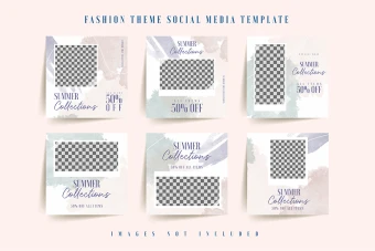 فایل لایه باز قالب پست اینستاگرام