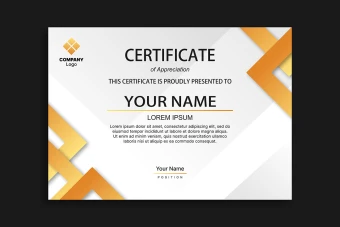 فایل وکتور لایه باز گواهینامه