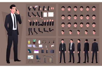 وکتور کاراکتر مرد