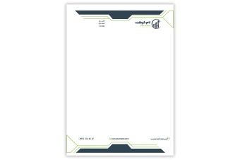 فایل لایه باز سربرگ شرکت