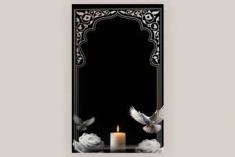 پس زمینه استوری آگهی ترحیم