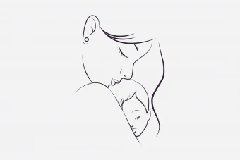 لاین ارت کودک و مادر - کد 1084