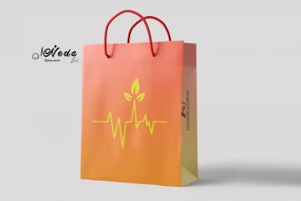 فایل لایه باز موکاپ بگ کاغذی