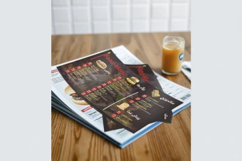 موکاپ منو فست فود