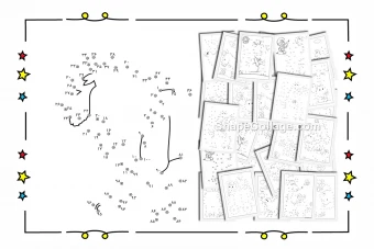 کاربرگ های تمرین دست ورزی ترتیب وصل نقاط ، اعداد 1 تا 100 و امکان رنگ آمیزی فارسی و انگلیسی