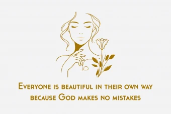 استیکر دیواری سالن زیبایی - کد 1090