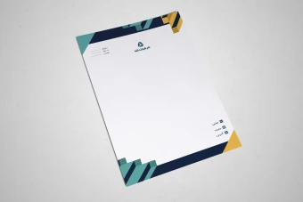 طرح لایه باز سربرگ شرکتی