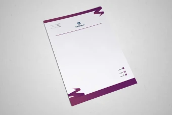 طرح لایه باز سربرگ شرکتی