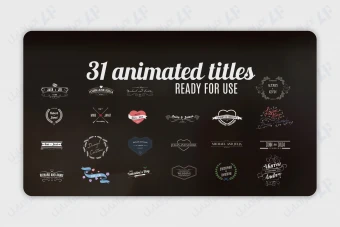 فایل لایه باز تایتل موشن عروسی برای پریمیر