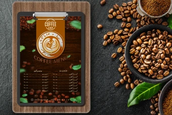 منوی کافی شاپ