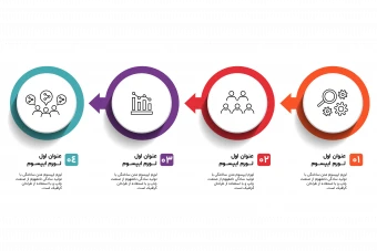 فایل لایه باز نمودار اینفوگرافیک
