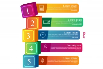 فایل لایه باز اینفوگرافیک کد 9016