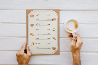 منوی قنادی کد 65554