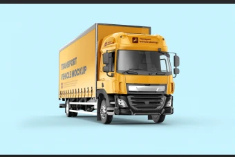 موکاپ کامیون