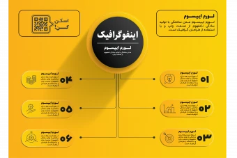 فایل لایه باز نمودار اینفوگرافیک