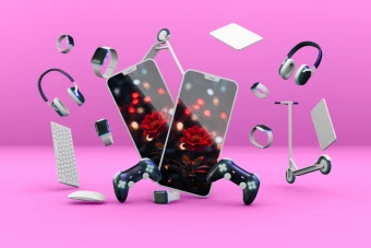 موکاپ پریمیوم لایه باز موبایل استوری اینستاگرام لوازم جانبی psd