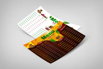 منوی فست فود