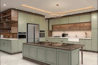 محیط آماده آشپزخانه