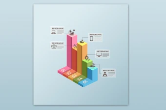 فایل لایه باز اینفوگرافیک کد 9022