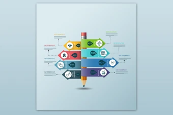 فایل لایه باز اینفوگرافیک کد 9023