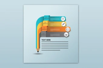 فایل لایه باز اینفوگرافیک کد 9025