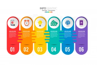 فایل لایه باز اینفوگرافیک کد 9034