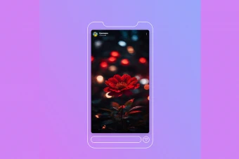 موکاپ پریمیوم لایه باز موبایل استوری اینستاگرام psd