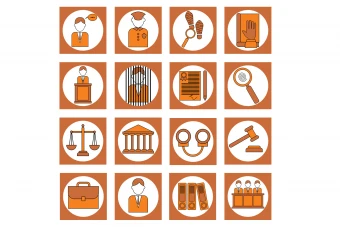 دانلود کاورهایلایت استوری اینستاگرام دادگاه و وکالت نارنجی و قهوه ای