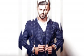 افکت آیینه راه راه برای تصویر