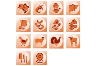 دانلود کاورهایلایت استوری اینستاگرام برای فروشگاه گوشت سفید و گوشت قرمز