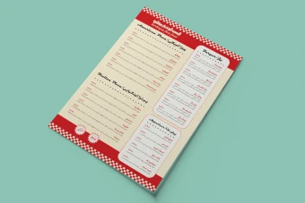 منوی فست فود رترو(Retro)