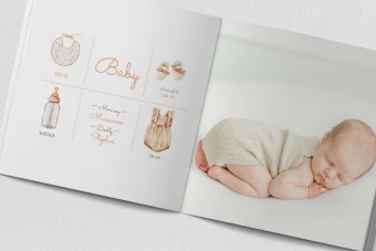 دانلود آلبوم نوزادی دیجیتال و لایه باز | نوزاد پسر و دختر