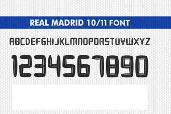 فونت رئال مادرید 2008/2009