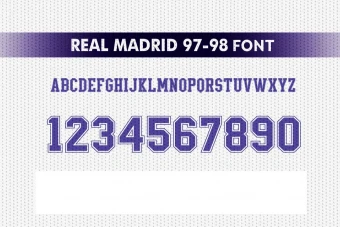 فونت رئال مادرید 1997/1998