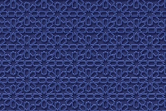 دانلود طرح لایه باز فتوشاپ؛ پس زمینه / بکگراند طرح ایرانی و اسلیمی و عربی با نقش ها و طرح های آبی (کاملاً قابل ویراش)