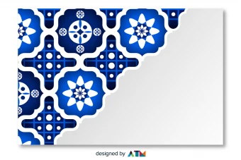 دانلود طرح لایه باز و وکتور  پس زمینه اسلامی و فرهنگی رنگ آبی مناسب اعیاد اسلامی و ایرانی ماه رمضان