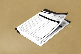 طرح لایه باز فاکتور سیاه و سفید