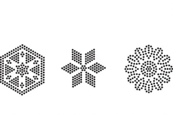 فایل لایه باز شابلون نگین حرارتی تک گل