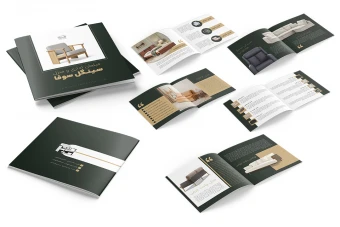 طرح لایه باز کاتالوگ مبل، صنایع مبل و صندلی و سایر مشاغل