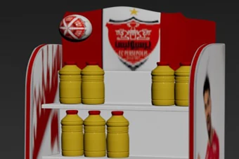 استند نمایشگاهی سه بعدی