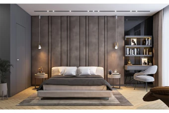 صحنه آماده اتاق خواب